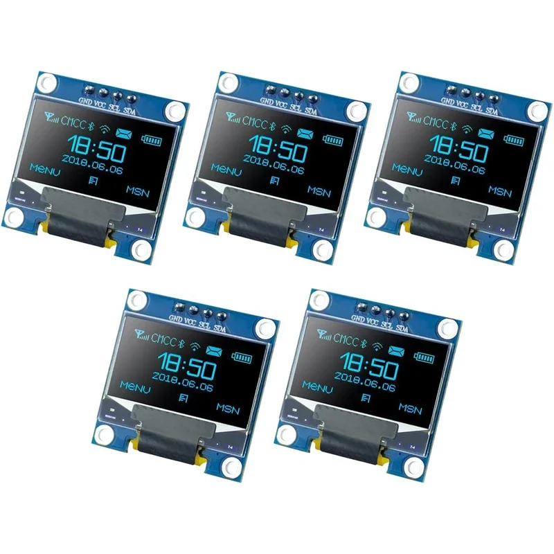 0,96 Zoll OLED I2C IIC Display Modul 12864 128 x 64 Pixel (5 Stück) – Bild 6