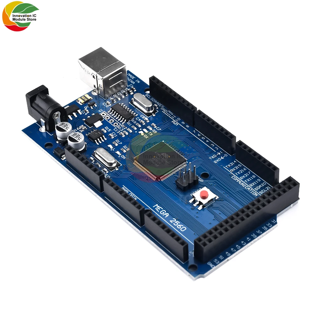 Mega2560 R3-Serie MEGA2560 R3 CH340G-Motherboard mit quadratischem Anschluss ohne Verkabelung