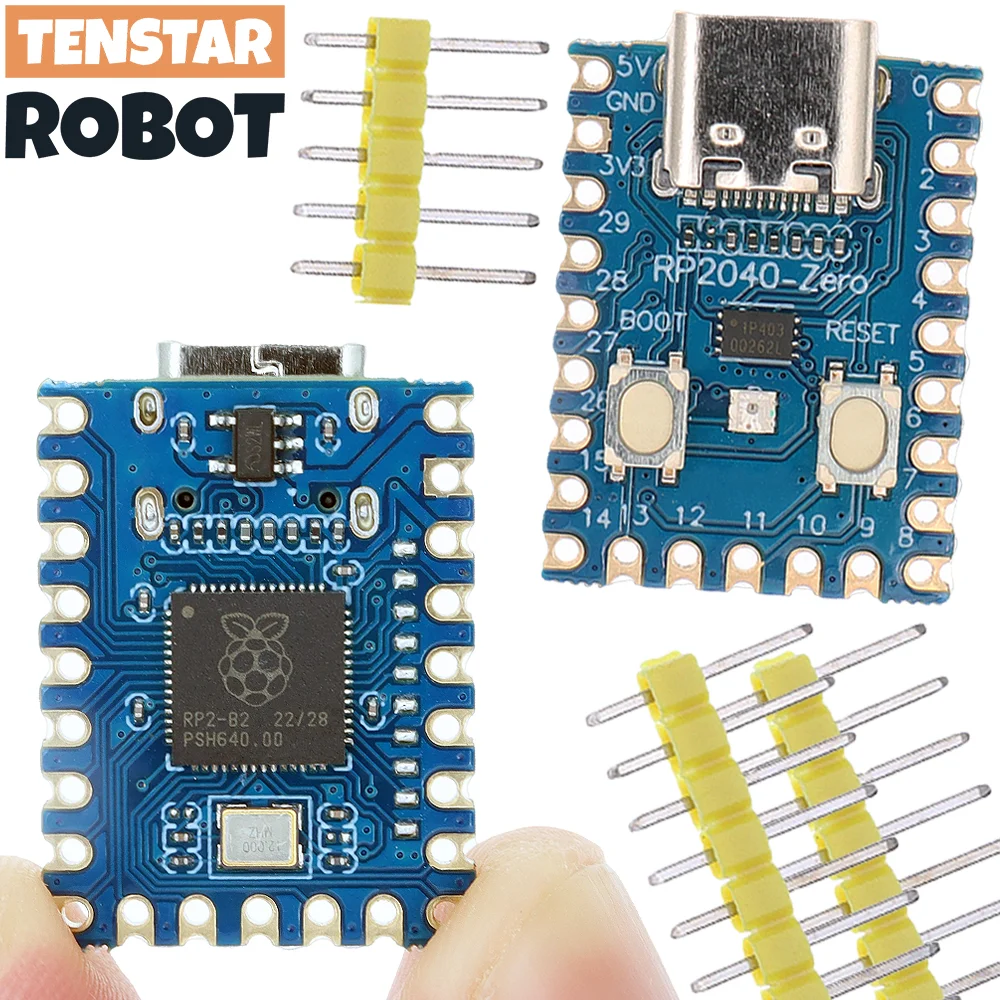 Tenstar RP2040-Zero RP2040 für Raspberry Pi Mikro controller Pico Development Board Modul Dual-Core 2MB Flash