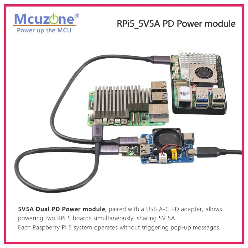 Raspberry Pi 5 5V5A Dual PD Power Modul – Bild 4
