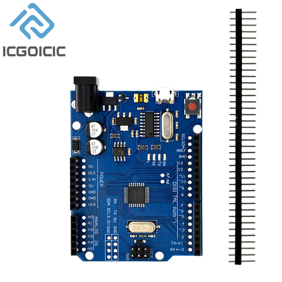 Entwicklungsboard WeMos WiFi R3 ATMEGA328P/ATMEGA328PB Chip CH340G – Bild 6