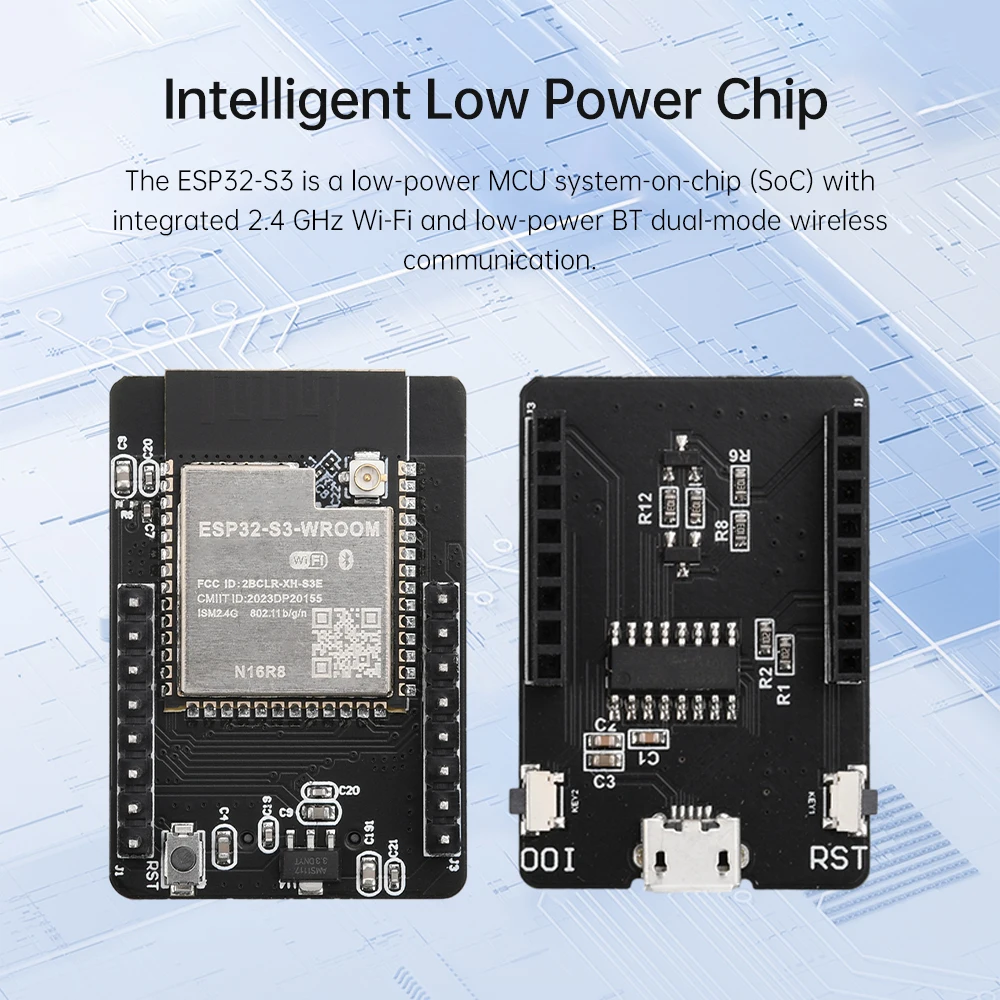 ESP32-S3-CAM wifi bluetooth entwicklung board micro usb onboard – Bild 4