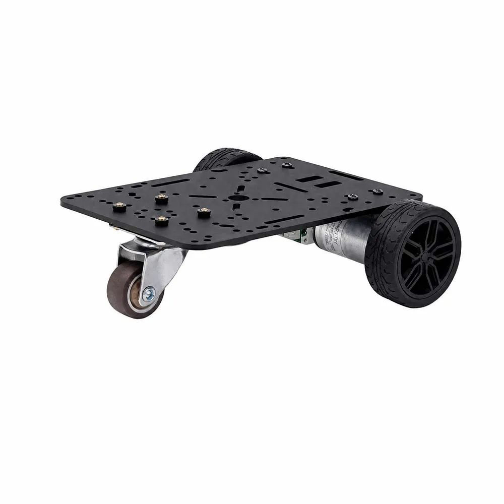 R1-Serie Mini Smart Car Chassis 3WD 4WD Radbalancierender Trolley – Bild 4