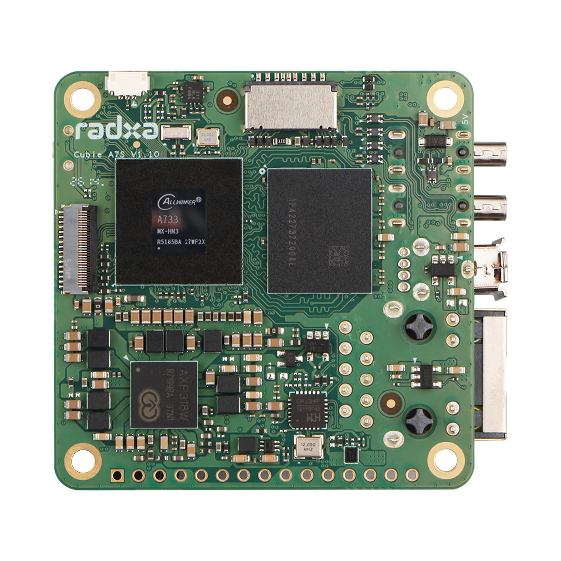 Radxa Cubie A7S, Taschenformat, Allwinner A733, Octa-Core-CPU, 3 TOPS – Bild 3