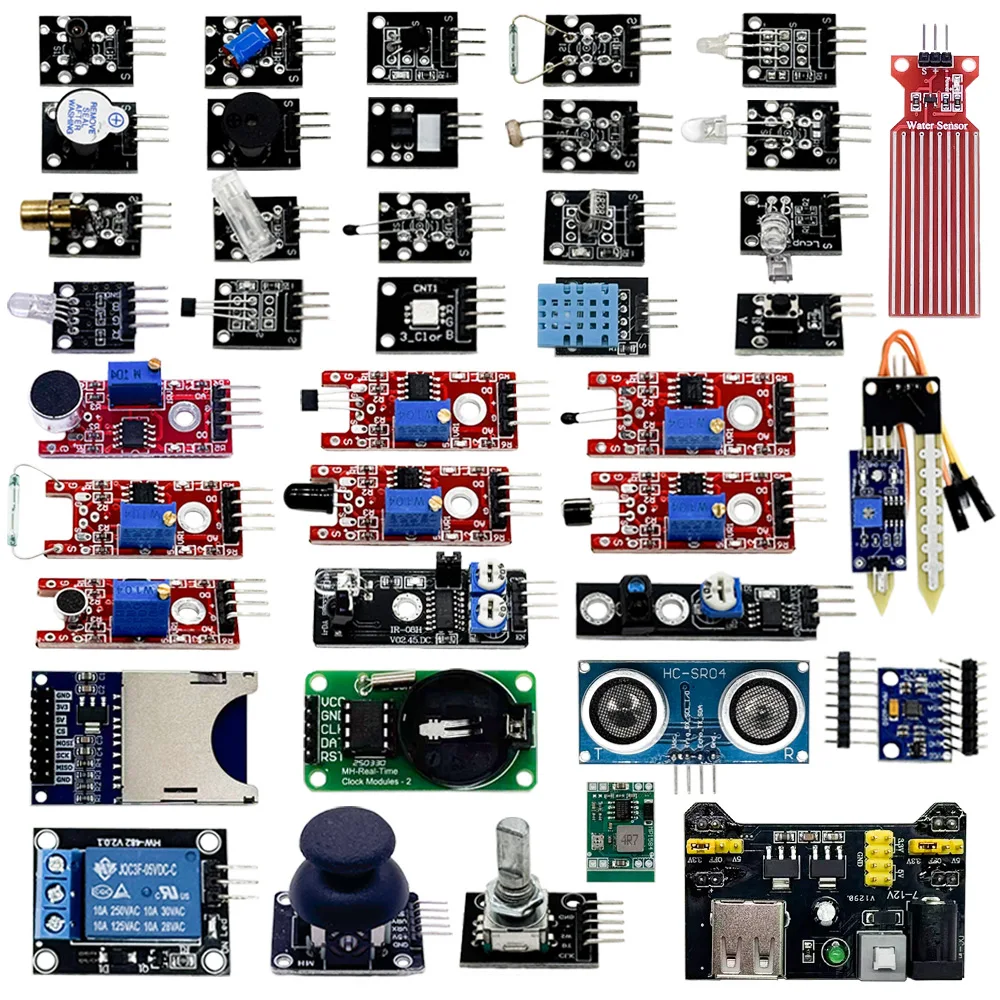 45-in-1 & 37-in-1 Sensormodule Starter-Kit für R3 Board Raspberry Pi – Bild 4