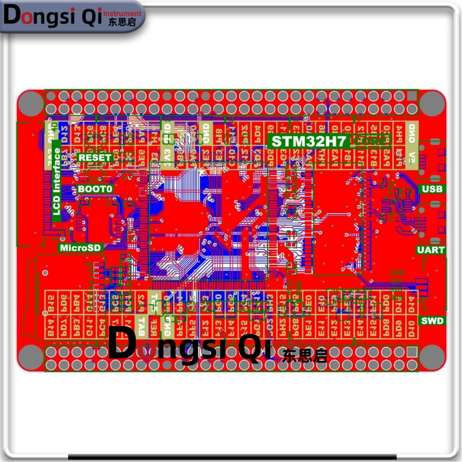 LOT STM32H743IIT6 core board STM32 Core Board Mindest System Board – Bild 4