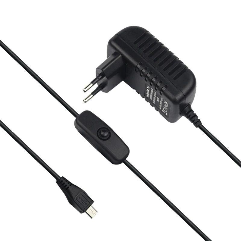 5 v 3a eu us au uk Netzteil adapter mit Schalter knopf Netzteil – Bild 6