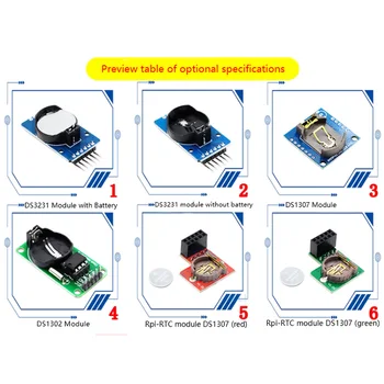 Uhr modul serie raspberry pi fremdes hochpräzises rtc modul ds3231 modul usw. ds3231 ds1307 pcf8563t pcf8523t