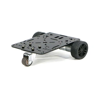 3WD 4WD Auto-Chassis mit Lenkrollen, M310 Encoder-Motor, Roboter-Auto für Arduino Raspberry Pi STM32