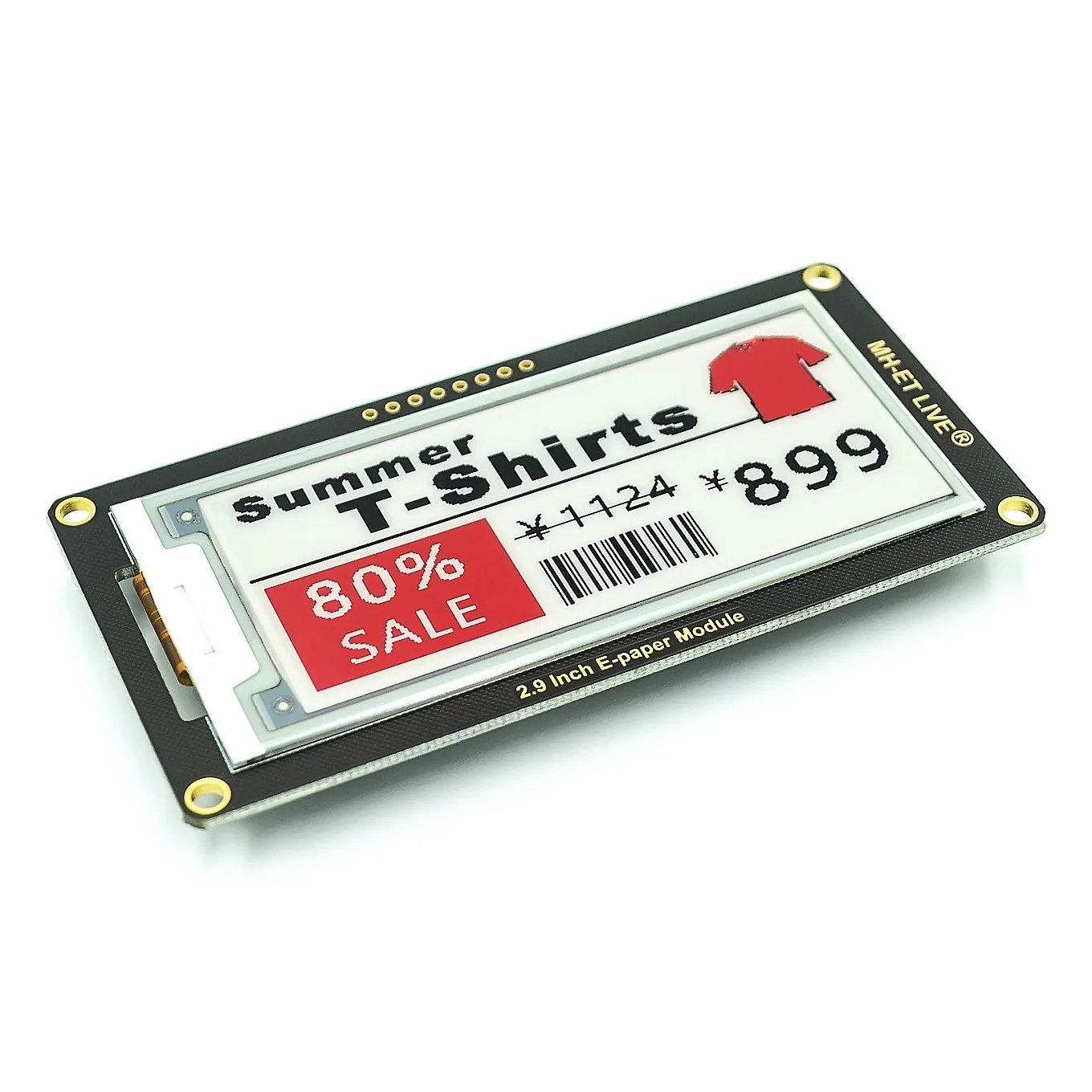 2,9 Zoll Epaper Modul E-Paper E-Ink EInk Display Bildschirm SPI Unterstützung für Arduino für UNO STM32