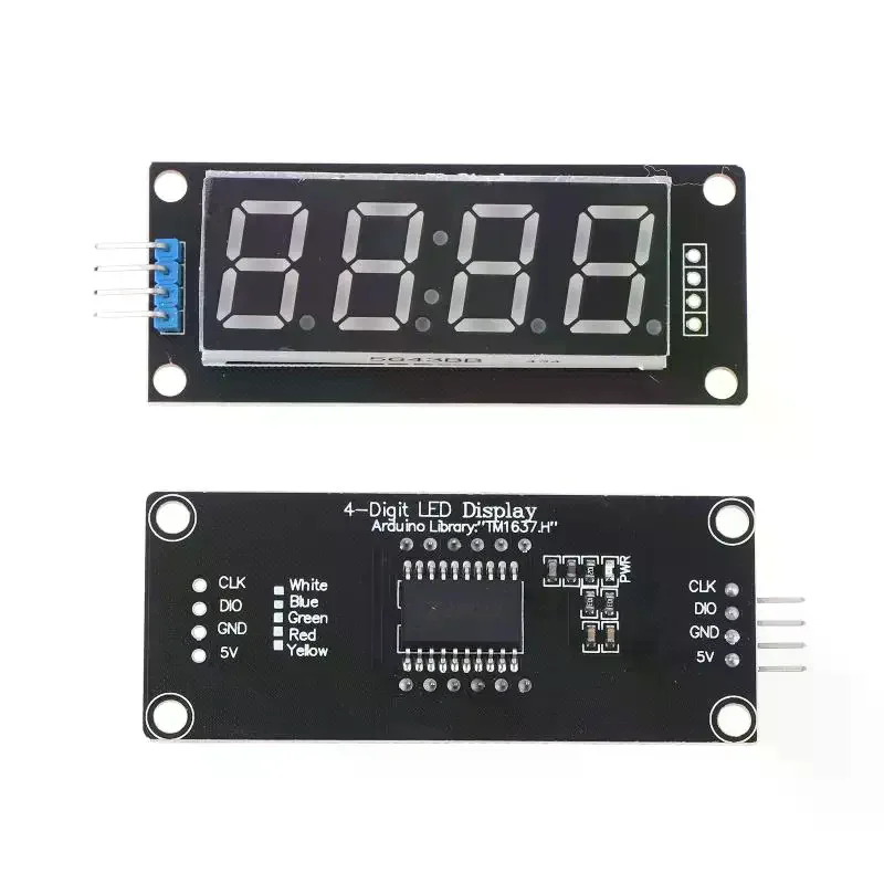 TM1637 0,56 Zoll 4 Bit LED Digital Tube Display 7 Segmente – Bild 4