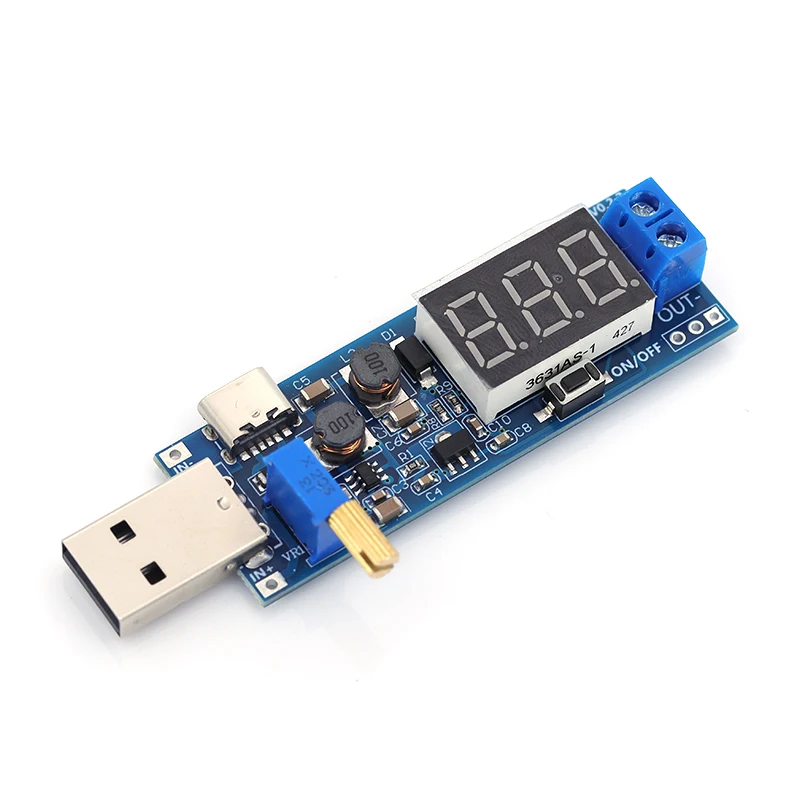 DC-DC 5V bis 3,5V / 12V USB Step UP / Down Netzteilmodul Einstellbarer – Bild 4
