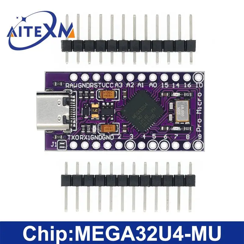 MICRO/MINI/TYPE-C USB ATMEGA32U4 Modul 5V 16MHz Board Für Arduino – Bild 5