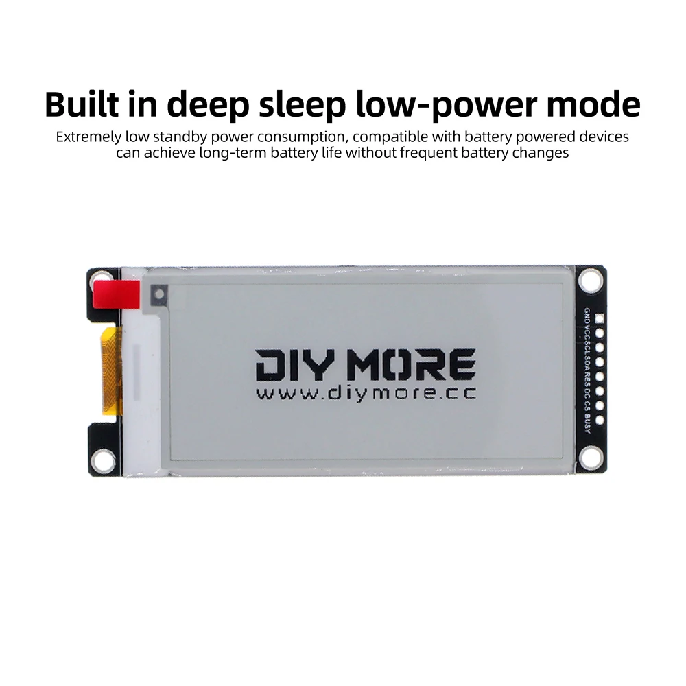 2,9-Zoll-E-Ink-Display DC 2,2-3,7 V SSD1680Z-Chip – Bild 4