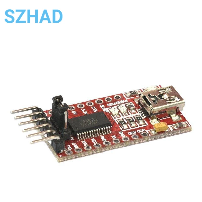 FT232RL FTDI USB 3,3 V 5,5 V zu TTL Serielles Adaptermodul FT232 Mini – Bild 3
