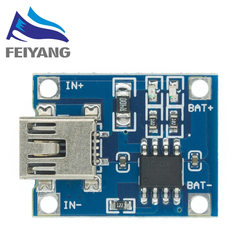 5V 1A Micro/Type-C/Mini 18650 TP4056 Lithium-Akku-Lademodul Ladeplatte – Bild 5