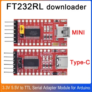 FT232RL FTDI Downloader Modul 3,3 V 5,5 V USB zu TTL Serielles Adaptermodul für Arduino