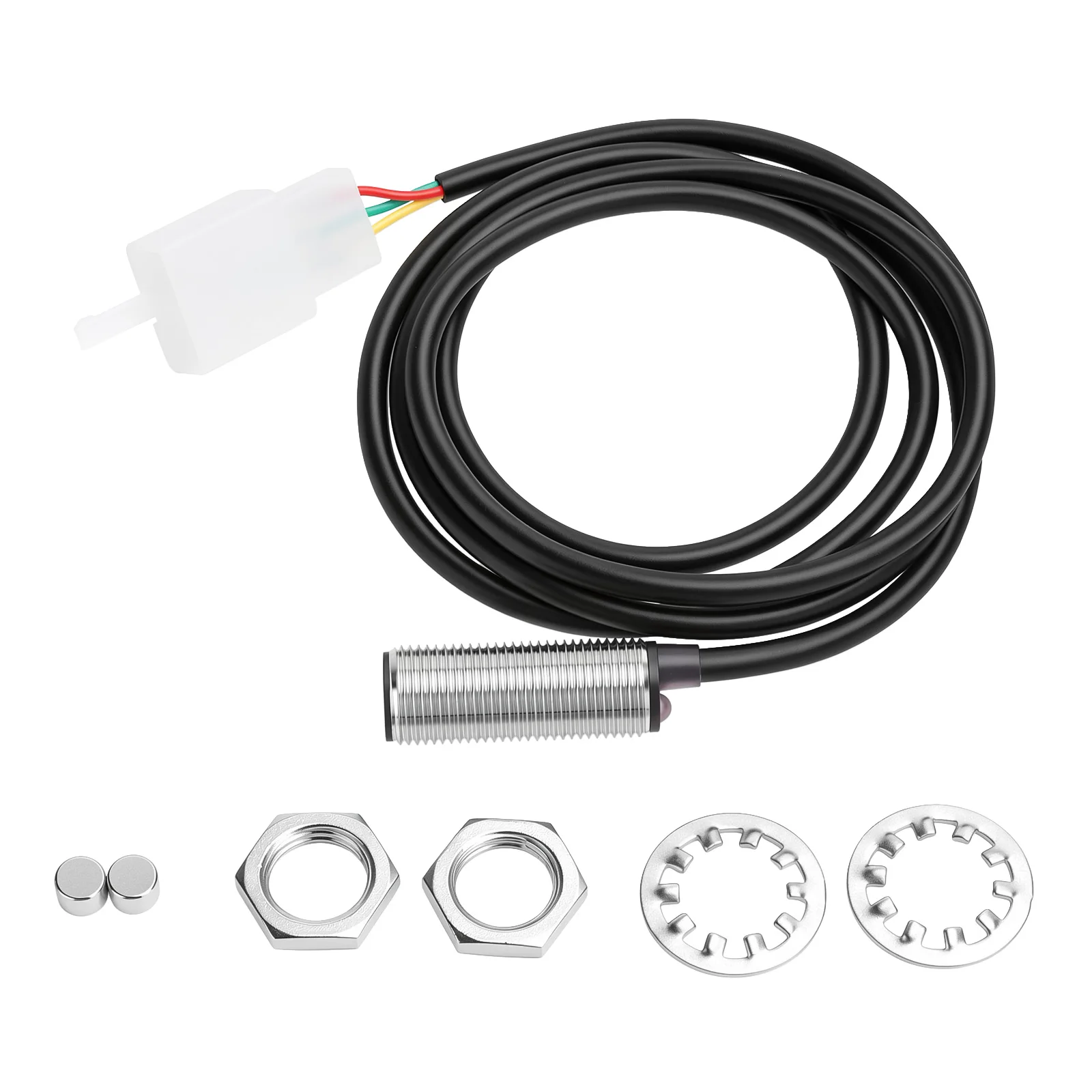 1X Tachometer-Motorrad-Sensor Universelles Ersatzkit Motorrad-Geschwindigkeitsmesser-Sensor mit 2 Magneten