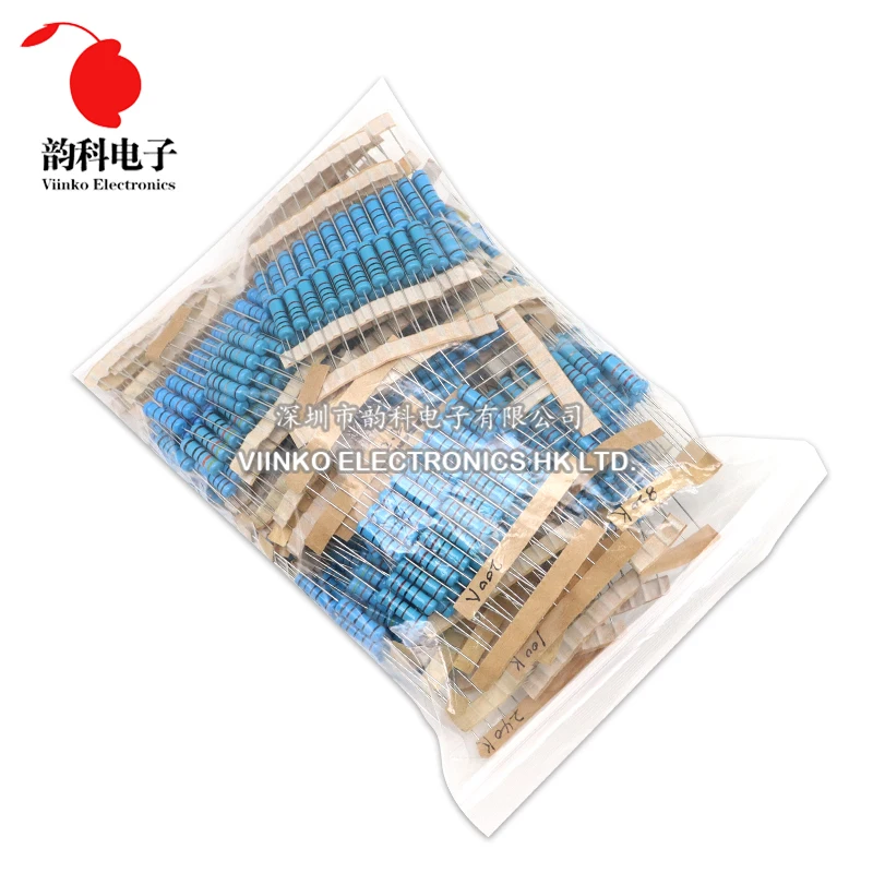 2 W Metallschichtwiderstandsset 1 % 0,33 R - 1 M Ohm 64 (640 Stück) – Bild 2