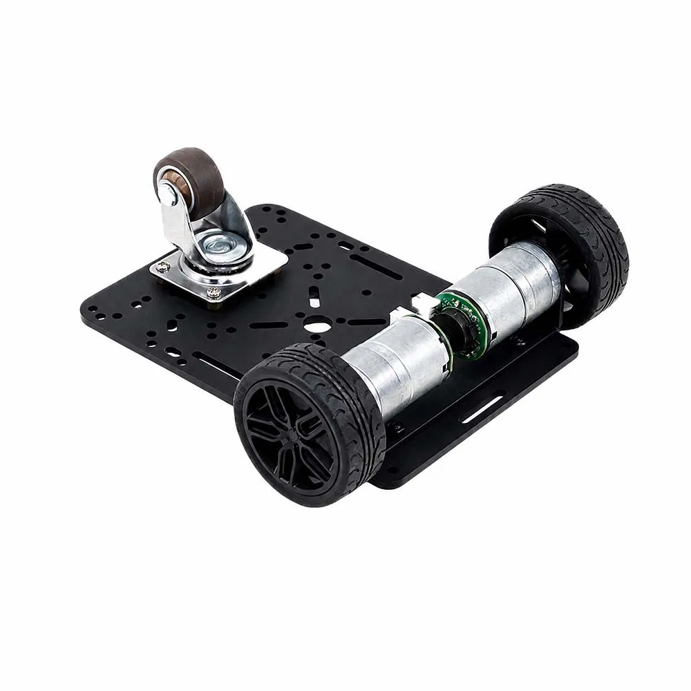 R1-Serie Mini Smart Car Chassis 3WD 4WD Radbalancierender Trolley – Bild 2