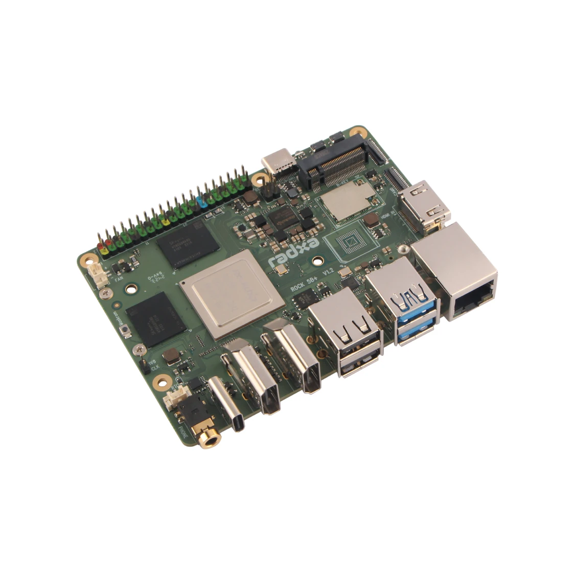 AvaCoreRadxa ROCK 5B+ RK3588 8-Kern-CPU, GPU- und NPU-Unterstützung – Bild 3
