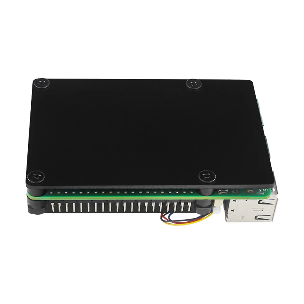 Aluminium-Schutzhülle für Raspberry Pi5-Motherboards mit Lüfter – Bild 6
