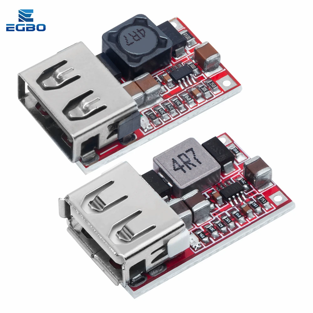 Feine 6-24V 12V/24V zu 5V 3A AUTO USB Ladegerät Modul DC Buck step – Bild 2