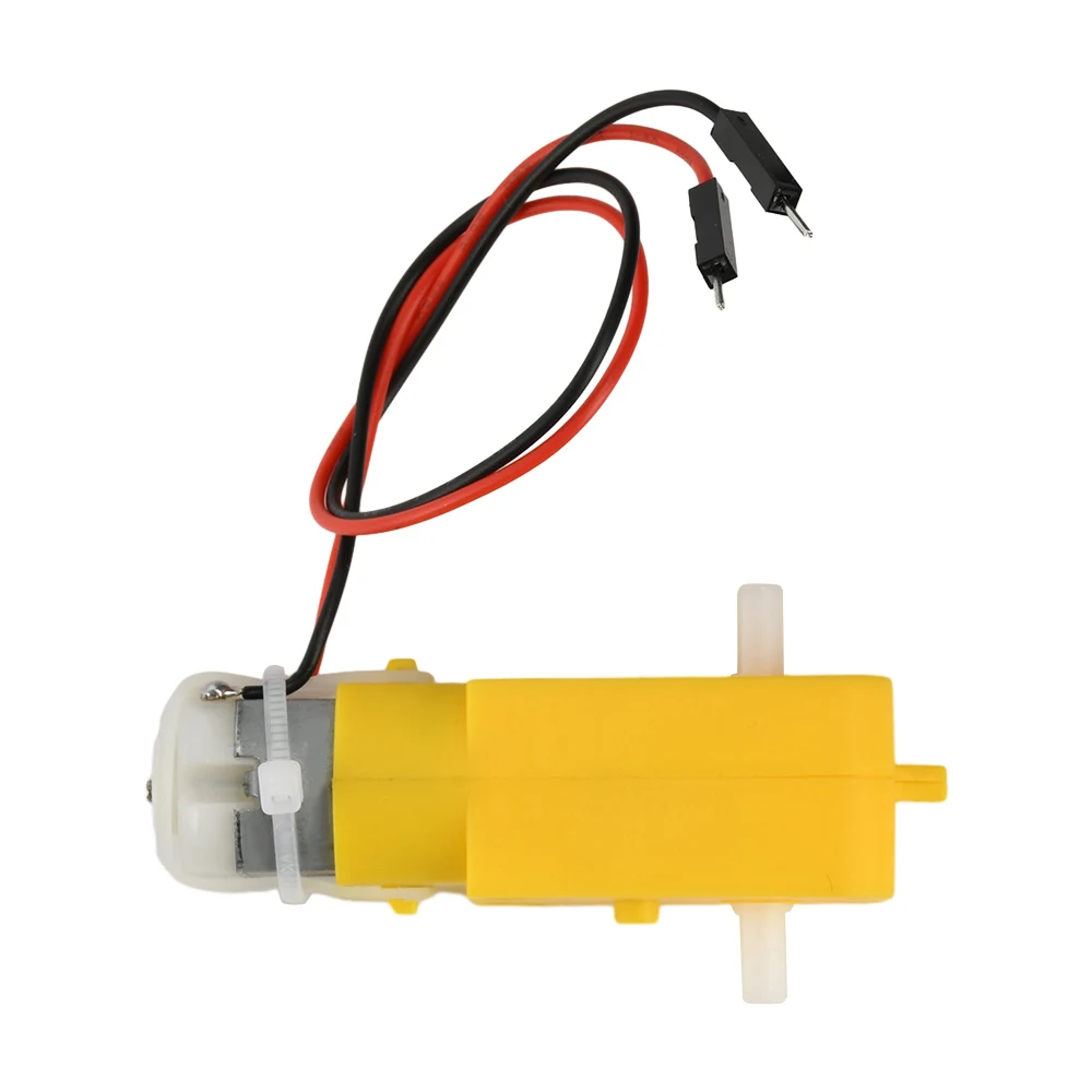DC 3-6V TT zweiachsiger Getriebemotor 1:48 Untersetzungsmotor passend – Bild 6
