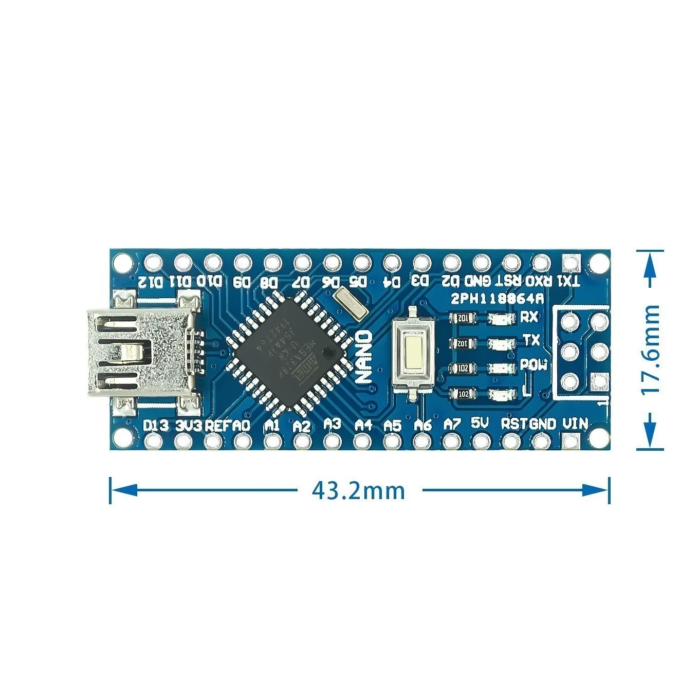 MINI USB Für Nano V 3,0 ATmega328P CH340G 5V 16M (10 Stück) – Bild 3
