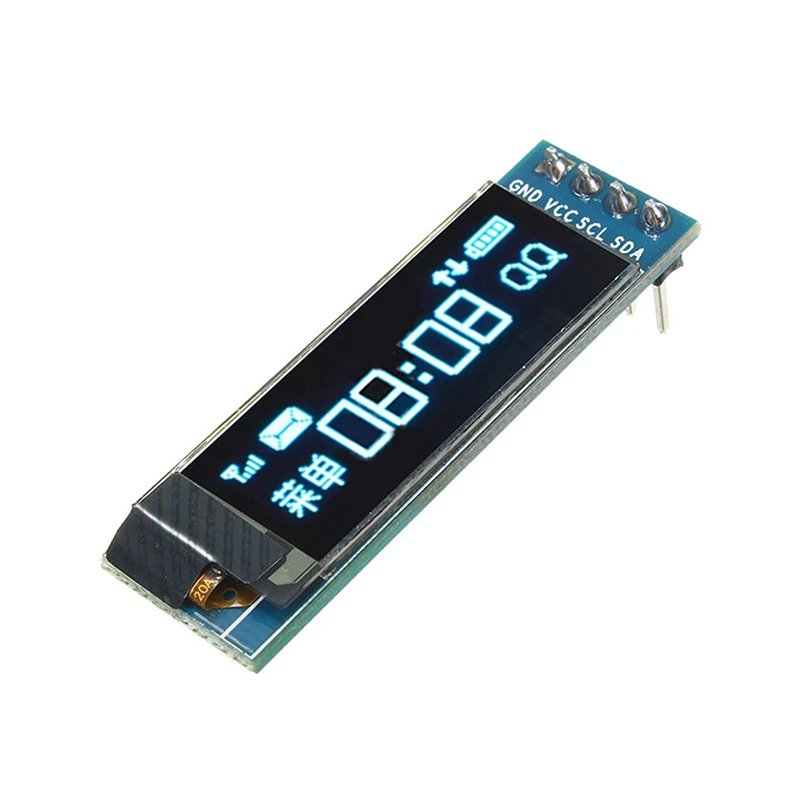 0,91 Zoll OLED-Anzeigemodul weiß/blau OLED 128 x 32 LCD-LED-Anzeige – Bild 3