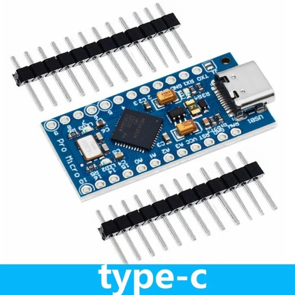 DIYTZT Pro Micro ATmega32U4 5V 16MHz Chip Ersetzen ATmega328 Für Arduino Pro Mini Mit 2 Reihe Pin Header