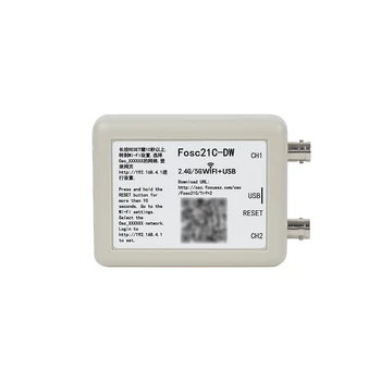 Fosc21C-DW Dualband WIFI + USB-Oszilloskop - 2-Kanal-Synchronsignalerkennungs- und Analysausrüstung