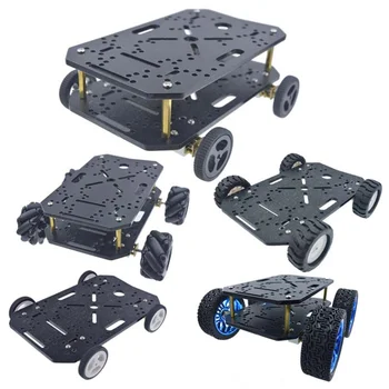 4WD Chassis Smart Robot Auto 6V N20 DC Mini Micro Gear Motor Smart Car Kit 4WD Roboter Chassis Kits