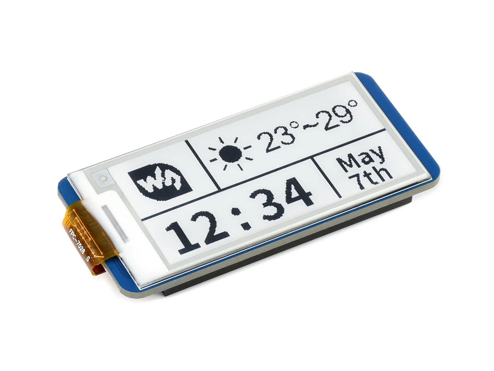 Waveshare 2,13 Zoll E-Paper E-Ink-Anzeigemodul für Raspberry Pi Pico – Bild 3