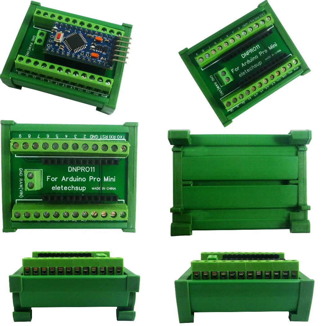 DIN-Schienen-Montage-Klemmenblock-Adaptermodul für Arduino Pro Mini – Bild 6