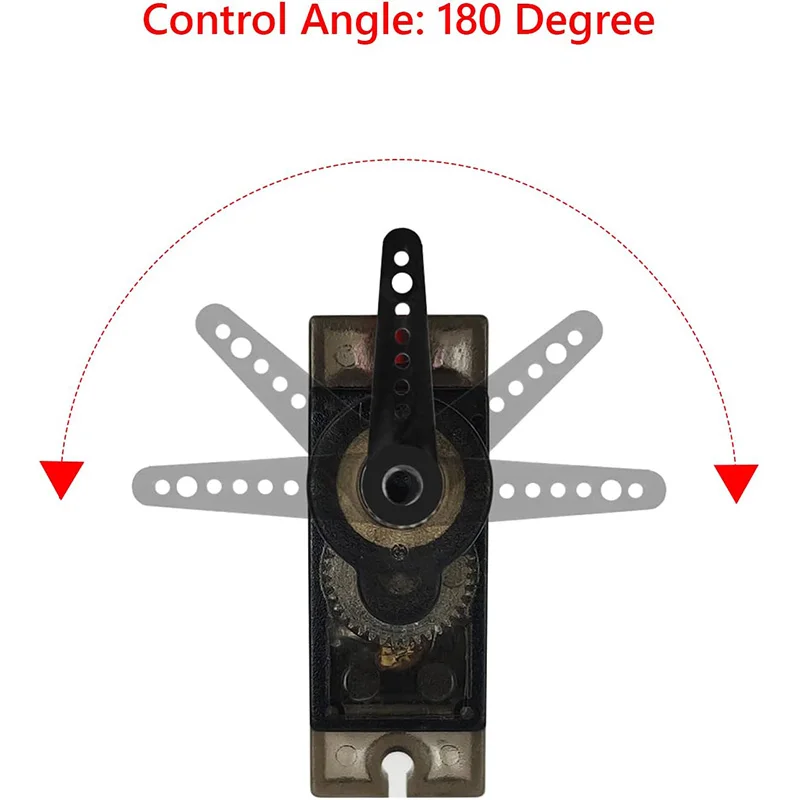 MG90S Servo 9g 5/10/20/50 Stück Ganzmetallgetriebe 9g SG90 Verbesserte – Bild 5