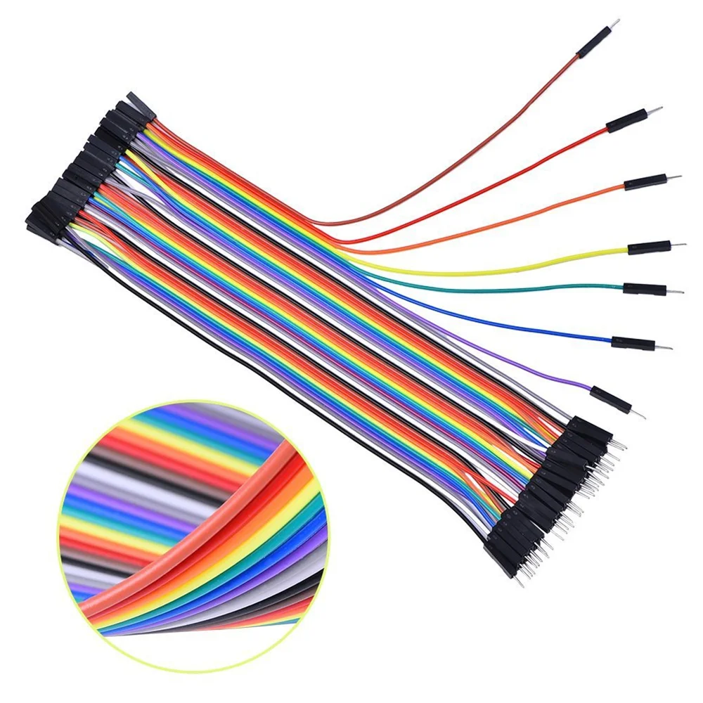 40-PIN 10CM 20CM 30CM Dupont-Kabel Stecker auf Stecker + Buchse – Bild 5
