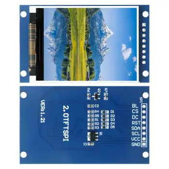2,0-Zoll-TFT-Anzeigemodul ST7789VW Treiber 8PIN 240*320 4-Zeilen SPI HD Vollansicht-LCD-Bildschirm