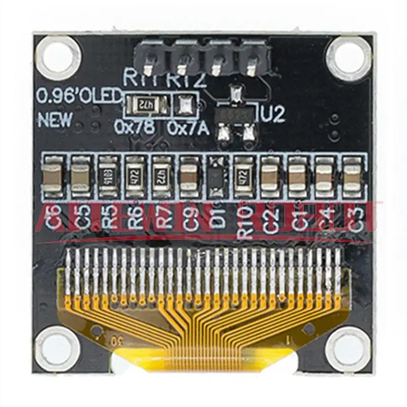 0,96 Zoll IIC Seriell 4pin SSD1306 Weiß/Blau/Gelb Blau OLED Display – Bild 5