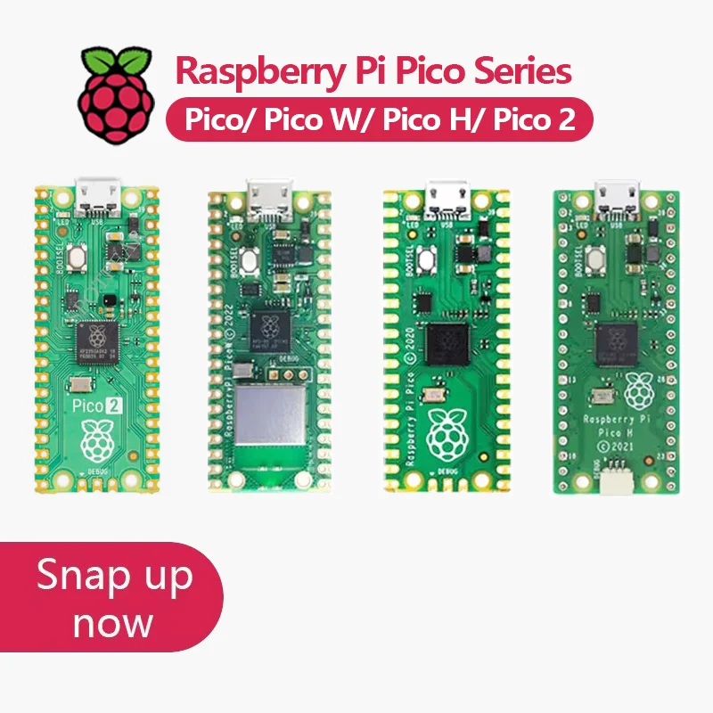 Raspberry Pi Pico/2, Pico mit WLAN-Entwicklungsboard, Pico oder Pico H mit Pin-Header, Unterstützt