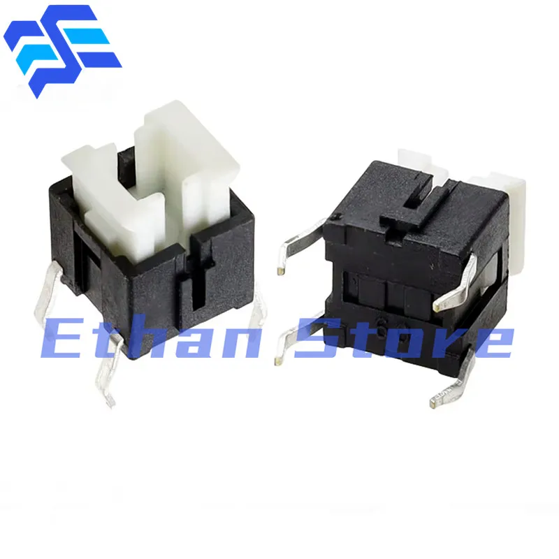 6*6*7 H Taktile Schalter Mit LED Rot Weiß Blau Gelb Grün 6X6X7 MM Mikroschalter/Schlüssel (100 Stück)