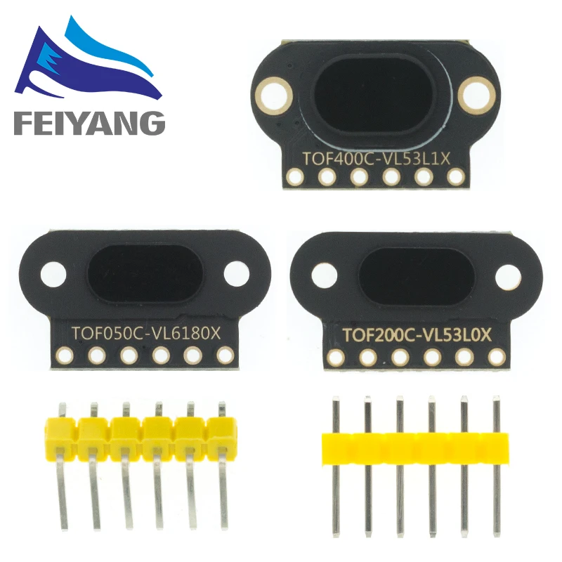 VL6180/VL53L0X/VL53L1X Zeit des Fluges (ToF) Laser-Entfernungssensormodul TOF050C TOF200C TOF400C 50CM/2M/4M