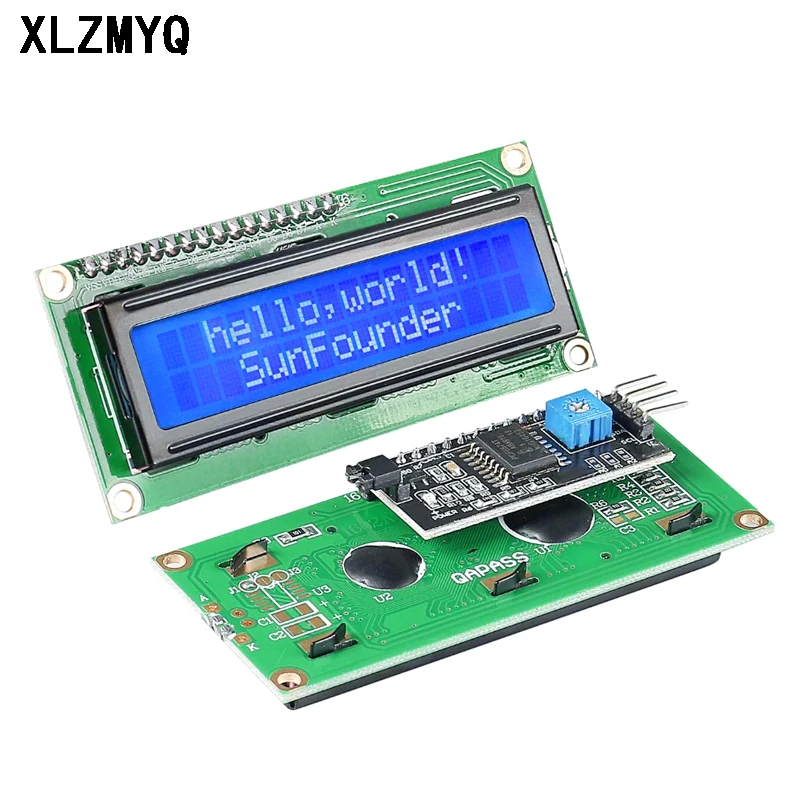 LCD1602 1602A LCD Modul Ebene Umwandlung Modul Gelb Grün (5 Stück) – Bild 2
