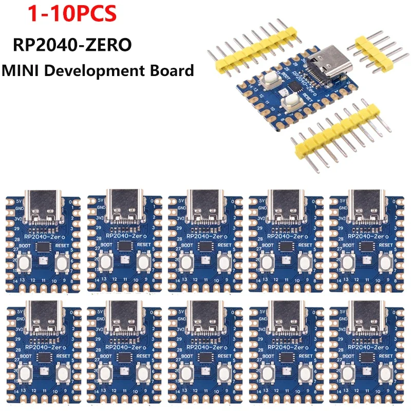 RP2040-Zero RP2040 für Raspberry Pi Mikrocontroller PICO Entwicklung Board Dual-core Cortex M0 + Prozessor 2MB