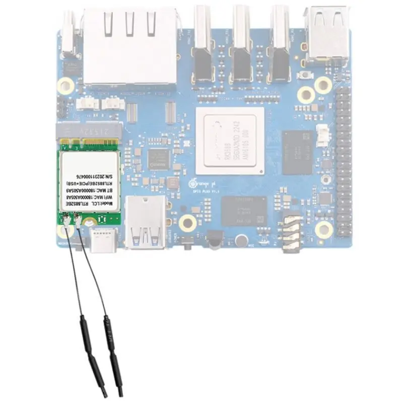 Orange Pi 5 Plus Wireless-Netzwerkkarte, WLAN-6-Modul für Opi5 Plus – Bild 5
