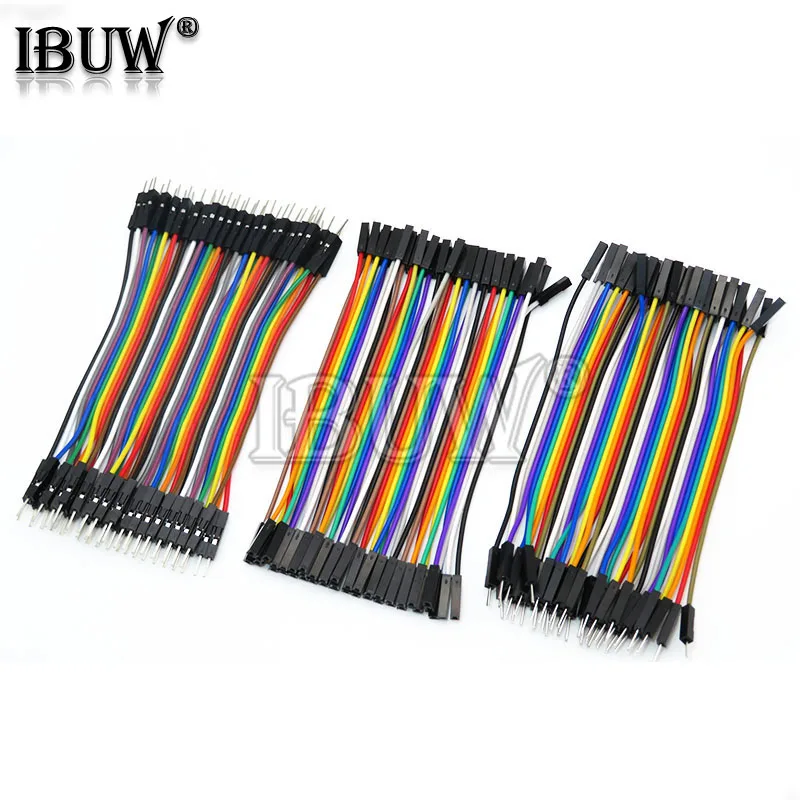 Dupont linie 40 ~ 120PCS 40PIN 10CM Stecker auf Stecker + Männlich – Bild 2