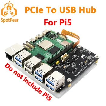 Himbeer Pi 5 PCIE zu USB 2. 0 Gen1 Hub 5 Gbit/s für Himbeer Pi OS Laufwerk kostenlos