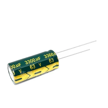 63 V 3300 uf Hochfrequenz-Aluminium-Elektrolytkondensatoren mit niedriger Impedanz, Größe 18 x 40 (20 Stück)