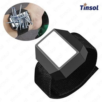 TINSOL Magnetisches Armband Schraubendreher-Werkzeughalter für Heimreparaturen, Bauprojekte und Arbeiten