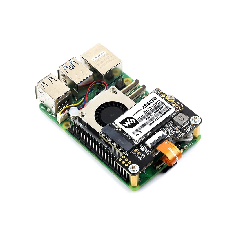 Raspberry Pi 5 PCIe auf M.2 Mini-Adapter unterstützt NVMe-Protokoll – Bild 5
